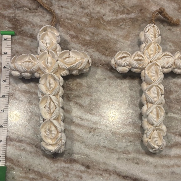 Shell Cross Wall Decor - Picture 2 of 5
